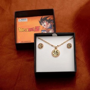 Dragon Ball Z Kanji Necklace/Earring Set
