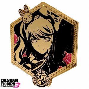 Dangaronpa Junko Enoshima Golden Enamel Pin