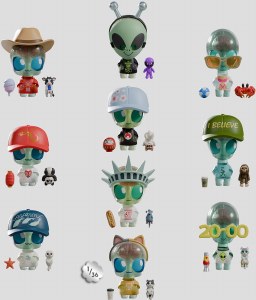 Abducted Blind Box Figurine