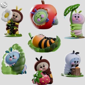 Wooly Bear and Friends Vinyl Blind Box Figurine
