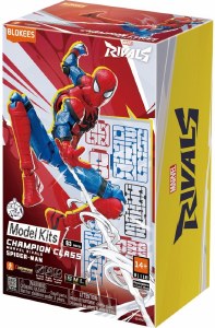 Marvel Rivals Blokees Spider-Man Champion Class 83 Pc Model Kit