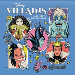 2027 Disney Villains Wall Calendar