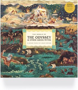 World of the Odyssey &amp; Other Greek Myths: A 1000-piece Jigsaw Puzzle by Adam Simpson