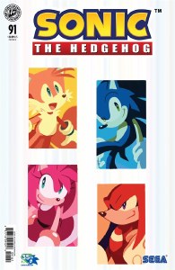 Sonic the Hedgehog #91 Foil Incentive Variant