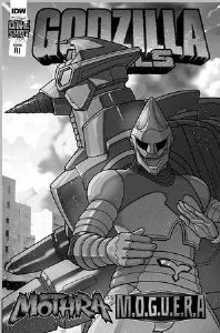 Godzilla Rivals Mothra vs MOGUERA #1 10 Copy Variant