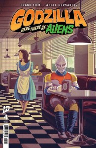 Godzilla Here There Be Aliens #4 Cvr B