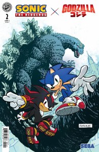 Sonic the Hedgehog x Godzilla #2 Cvr B