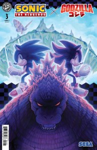 Sonic the Hedgehog x Godzilla #3 15 Copy Variant