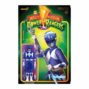 Mighty Morphin Power Rangers ReAction Blue Ranger Action Figure