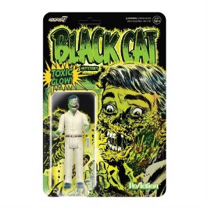 Pre Code Horror ReAction Black Cat Mystery Glow in the Dark Radium Man Action Figure