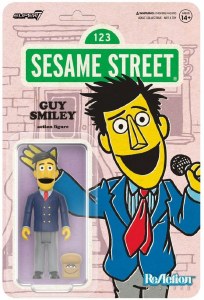 Sesame Street ReAction Guy Smiley w/Bread Action Figure