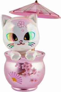 Cherry Blossom Cats Blossom Kitty Figurine