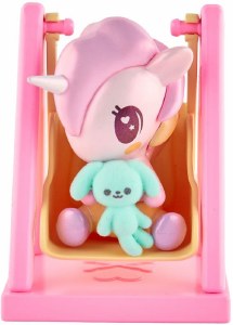 Unicorno Baby Unicorno Swinging Baby Bunny Figurine