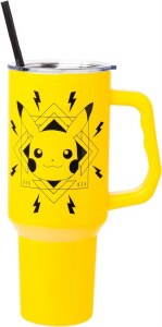 Pokemon Pikachu 40z Steel Tumbler w/ Handle