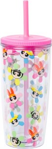 Powerpuff Girls Spill Resistant Plastic Tumbler
