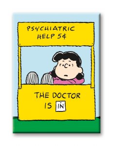 Peanuts Lucy Doctor Magnet