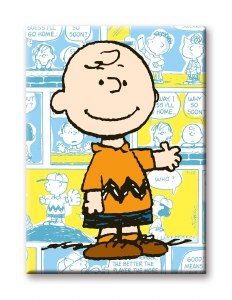 Peanuts Charlie Comic Magnet