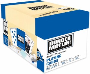 Office Dunder Mifflin Premium Boxed Playing Cards