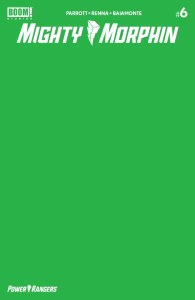 Mighty Morphin #6 Blank Sketch Variant