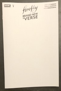 Firefly Brand New Verse #1 Cvr C Blank Variant