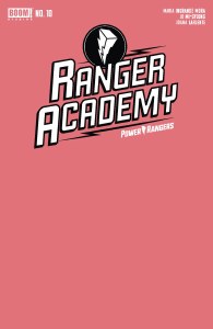 Ranger Academy #10 Blank Sketch Variant