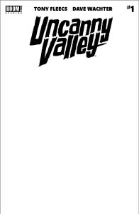 Uncanny Valley #1 Blank Sketch Variant