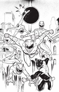 Mighty Morphin Power Rangers #2 B&amp;W Incentive Variant