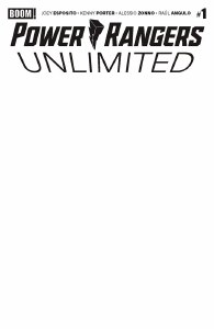 Power Rangers Unlimited #1 Blank Sketch Variant