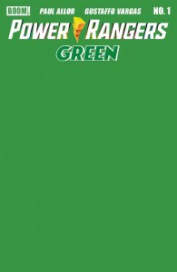 Power Rangers Green #1 E Green Blank Sketch Variant