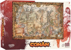 Conan Hyborian Age Map 1500 Piece Puzzle