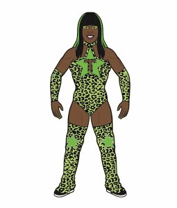 Major Wrestling Figure Podcast Trinity Bendable Figurine