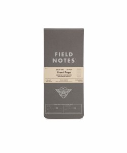 Field Notes Front Page Reporter's Notebook