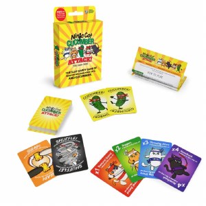 Ninja Cat Cucumber Attack Card Game