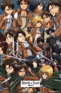 Attack on Titan Collage 22.375" x 34" Wall Poster