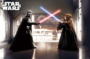 Star Wars First Duel 22 x 34 Poster