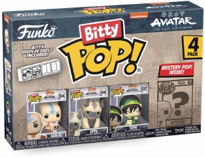 Bitty POP Avatar the Last Airbender 4 Pack Vinyl Figure Set