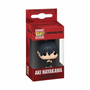 Pocket POP Chainsaw Man Aki Hayakawa Vinyl Figure Keychain