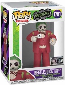POP Movies Beetlejuice Shrunken Head Beetlejuice EE Exclusive Vinyl Figure