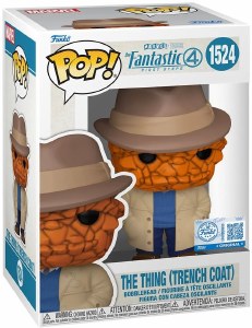 POP Marvel Fantastic Four First Steps Trench Coat Thing Vinyl Figure Entertainment Earth Exclusive