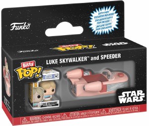 Bitty POP Star Wars Luke Skywalker and Speeder Vinyl Figure Mini 2 Pack