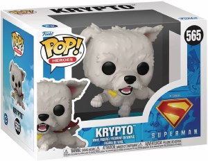 POP DC Heroes Superman 2025 Krypto Vinyl Figure