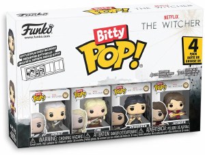 Bitty POP Netflix The Witcher Vinyl Figure 4 Pack