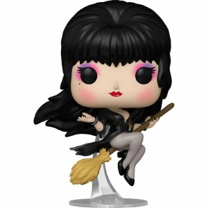 POP Icons Elvira with Broom Vinyl Figure