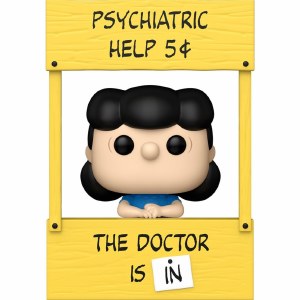 POP Plus Peanuts Lucy Psychiatric Help Vinyl Figure
