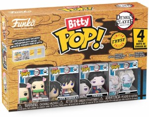 Bitty POP Demon Slayer Nezuko 4 Pack Vinyl Figure Set