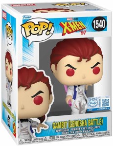 POP Marvel X-Men 97 Gambit Genosha Battle EE Exclusive Vinyl Figure