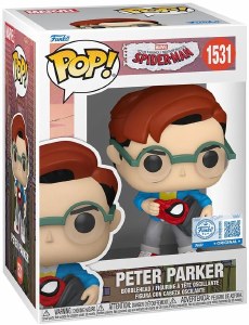 POP Marvel Your Friendly Neighborhood Spider-Man Peter Parker EE Ex Vinyl Figure