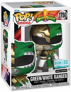 POP TV Mighty Morphin Power Rangers Green/White Ranger EE 9500LE Ex Vinyl Figure