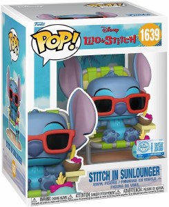 POP Disney Lilo &amp; Stitch Stitch in Sunlounger EE Exclusive Vinyl Figure
