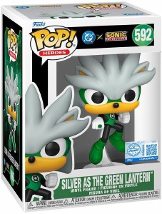 POP DC Heroes DC x Sonic the Hedgehog Silver as Green Lantern Vinyl Figure